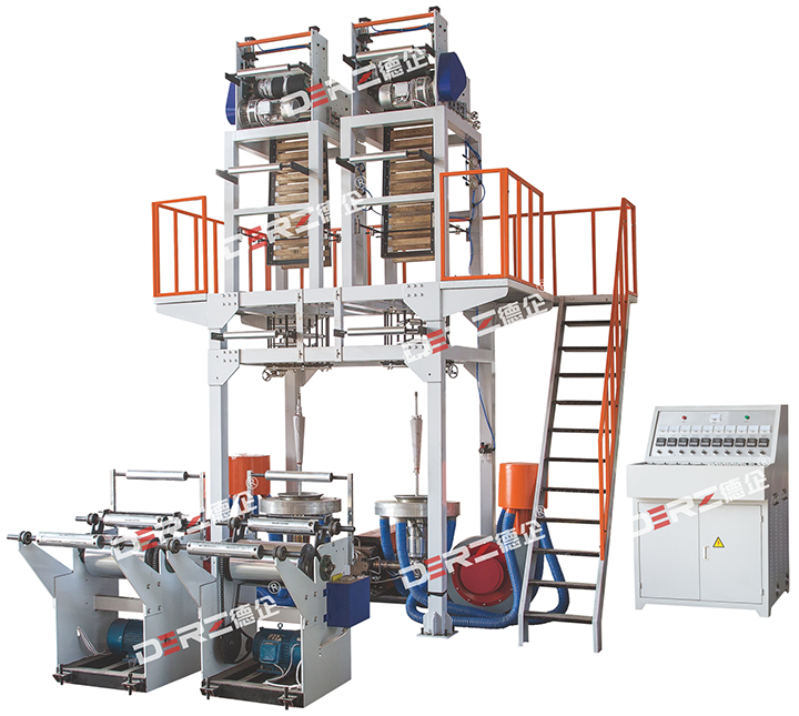 Double Die-head Film Blowing Machine